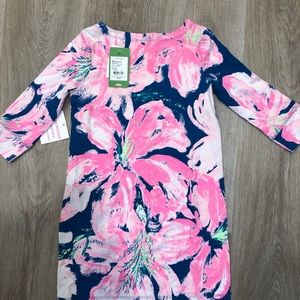 Girls Lilly Pulitzer Sophie dress, tidal wave